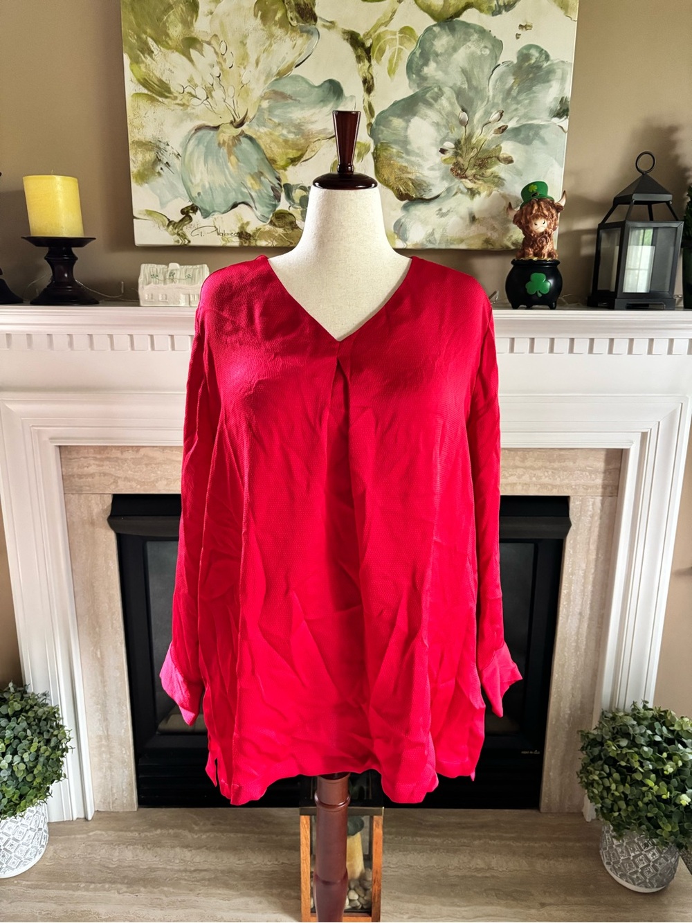 *NEW* Chico’s Solid Fashion Top Stiletto Tunic - Size 20/22